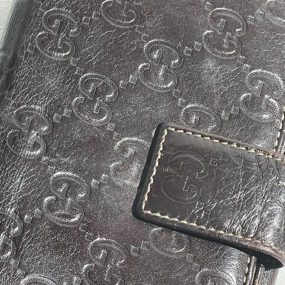 Gucci Interlocking G French Wallet Guccissima Leather Long - Picture 7 of 16